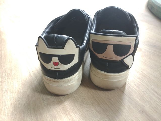 Zapatillas Karl Lagerfeld Negras y Blancas