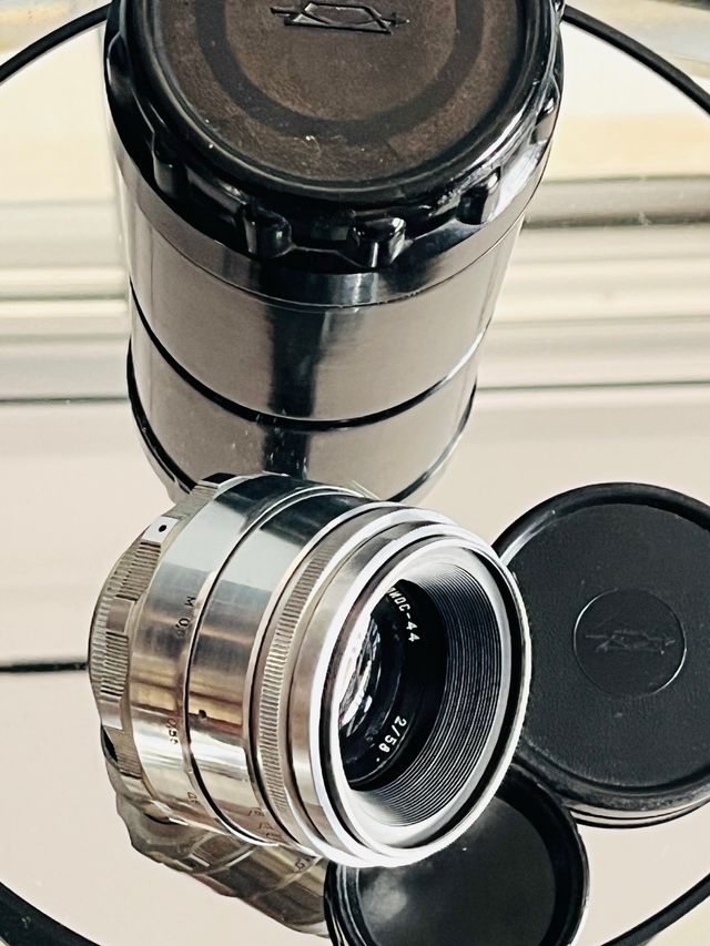 Helios-44/13 pétalas Raro Temprano.Tapas/Estuche.