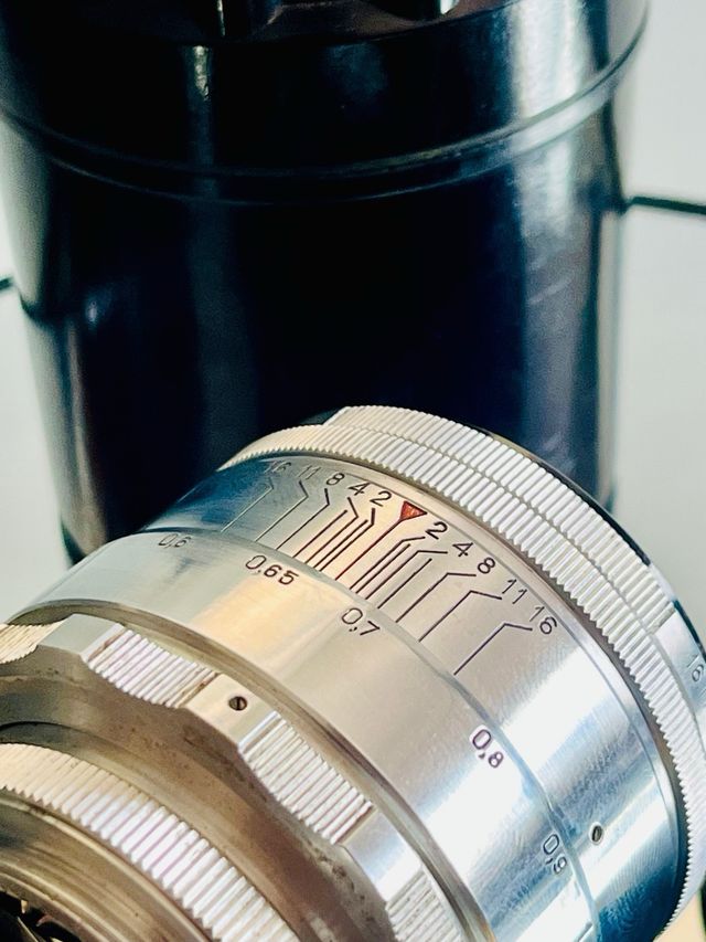 Helios-44/13 pétalas Raro Temprano.Tapas/Estuche.