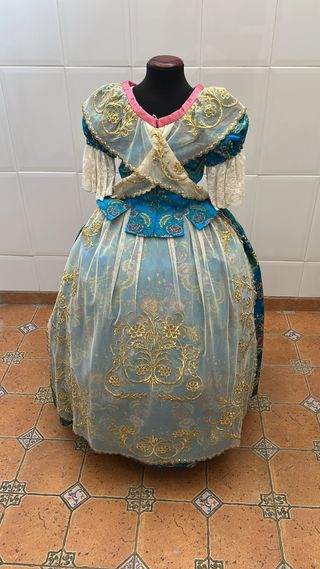 Traje de Fallera Azul