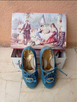 Traje de Fallera Azul