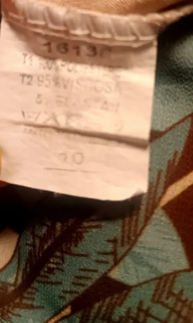 Vestido Mulaya estampado hojas talla única