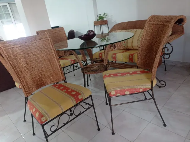 Conjunto Comedor Vintage Rústico