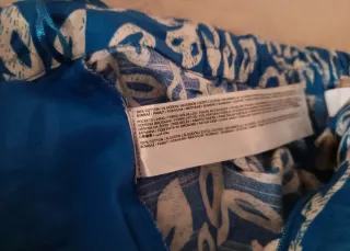 Pantalón palazzo estampado Mango Talla M