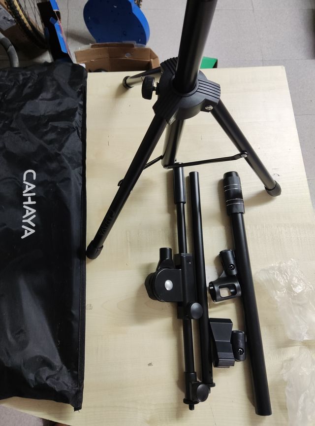 CAHAYA Soporte Micrófono con Brazo y Bolsa