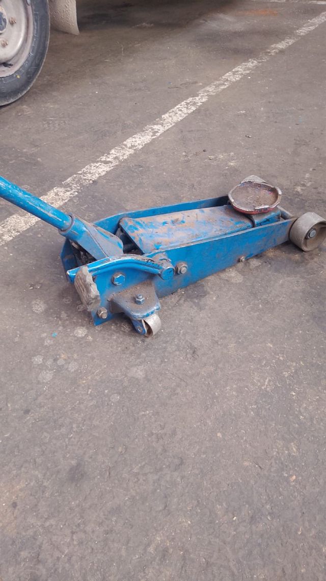 Gato hidráulico azul