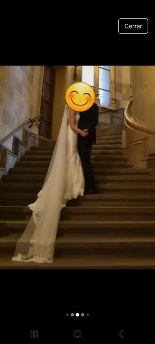 Vestido de Novia Rosa Clara Modelo Actriz Talla 44