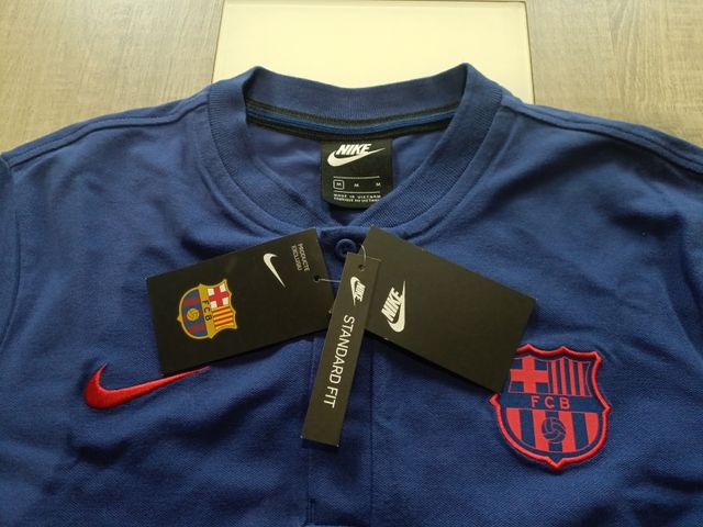 Polo Oficial F.C.B. Nike Azul