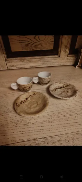 Set 2 tazzine caffè Thun