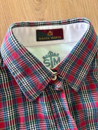 Camisa cuadros Santa Marta Talla M