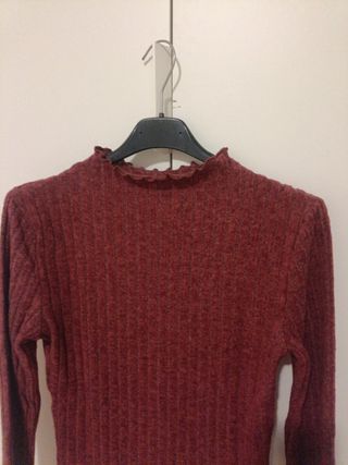 Body de punto mujer cuello alto