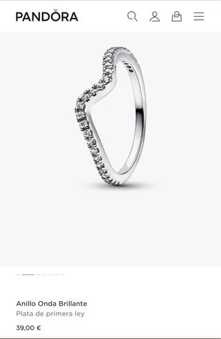 Anillo Pandora Plata de Ley y circonita cúbica