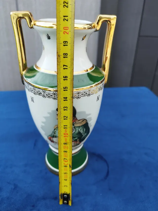 Jarrón de Porcelana Napoleón