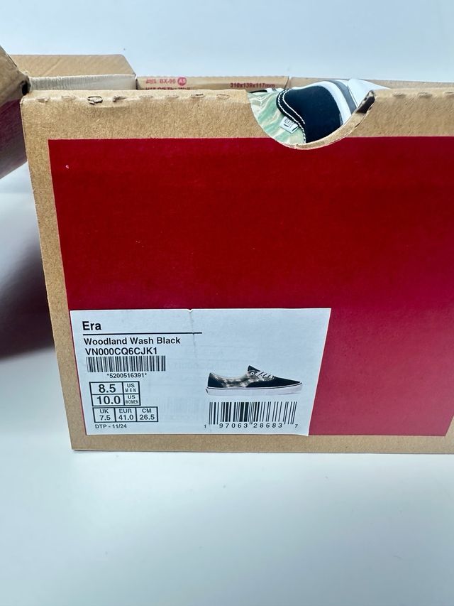 Vans Era Skate Verde Negro Talla 41 Unisex