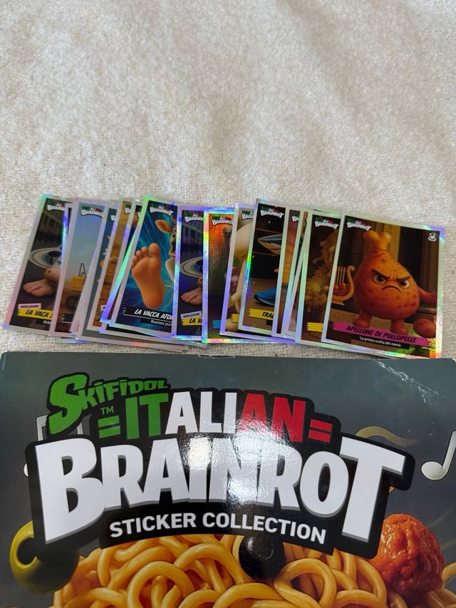 Pegatinas álbum Italian Brainrot