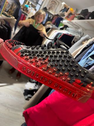 Zapatillas Philipp Plein efecto pintado