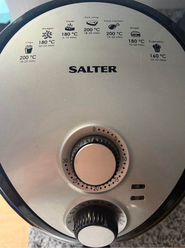 Freidora de Aire Salter Negra