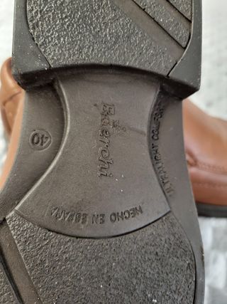 Mocasines Baerchi Piel Talla 40 Marrón