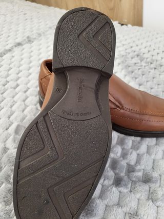 Mocasines Baerchi Piel Talla 40 Marrón