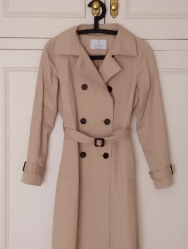 Gabardina nueva impermeable mujer beige