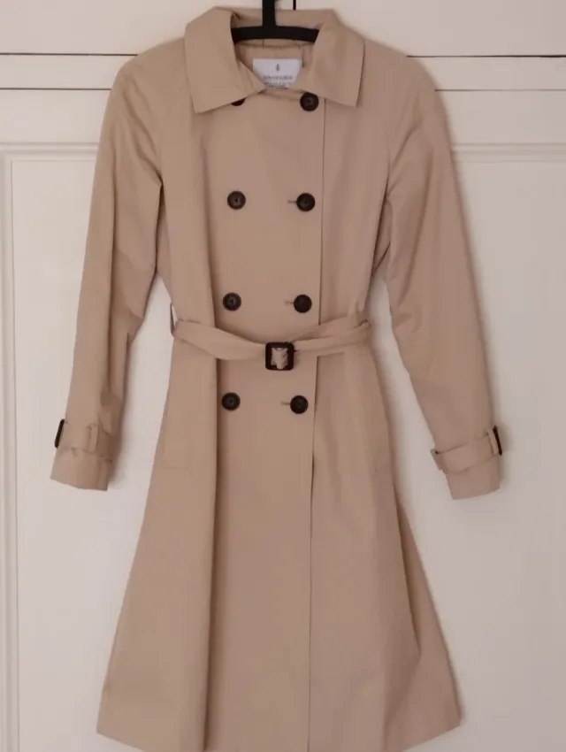 Gabardina nueva impermeable mujer beige