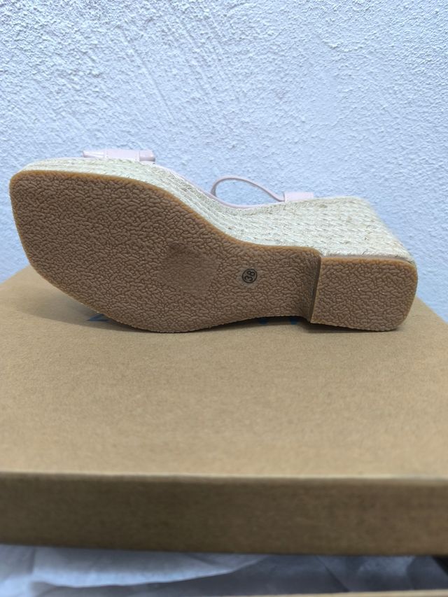 Cuñas de Esparto Marypaz Rosa Lazo - Talla 38