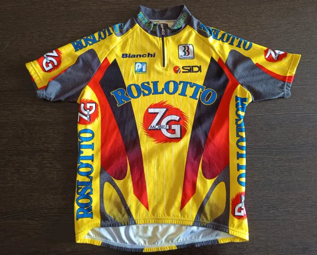 Maillot Ciclismo Roslotto ZG Mobili 1997 Talla L