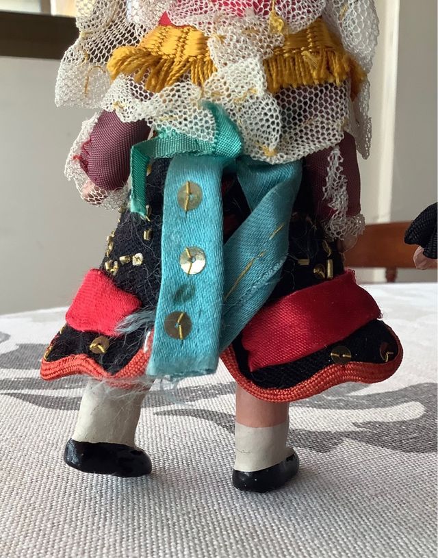 Antigua pareja de muñecos Charros