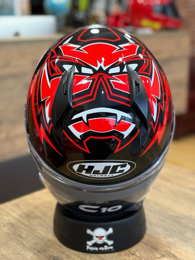 Casco HJC C10 Diablo Mask Negro/Rojo