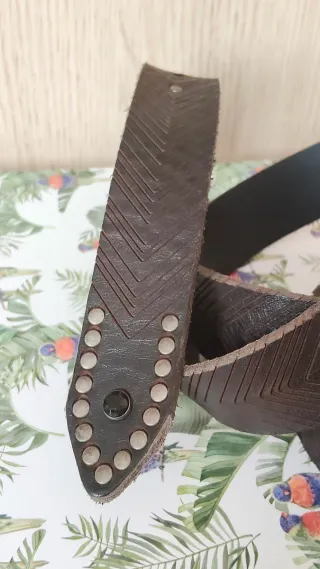 Cinturón de cuero Sergio Gomara espiga