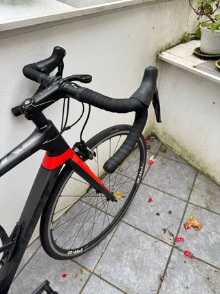 Bicicleta de carretera Giant TCR con potenciometro