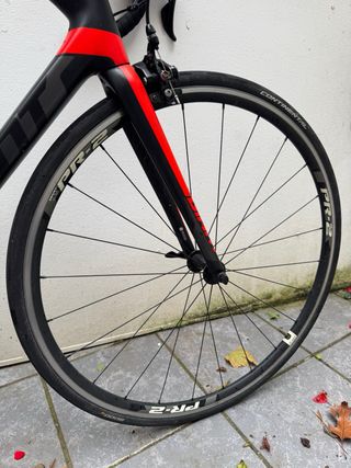 Bicicleta de carretera Giant TCR con potenciometro