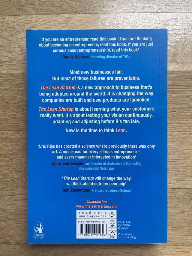 The Lean Startup: How Today's Entrepreneurs Use...