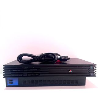 Sony PlayStation 2 Nera Completa di Cavi