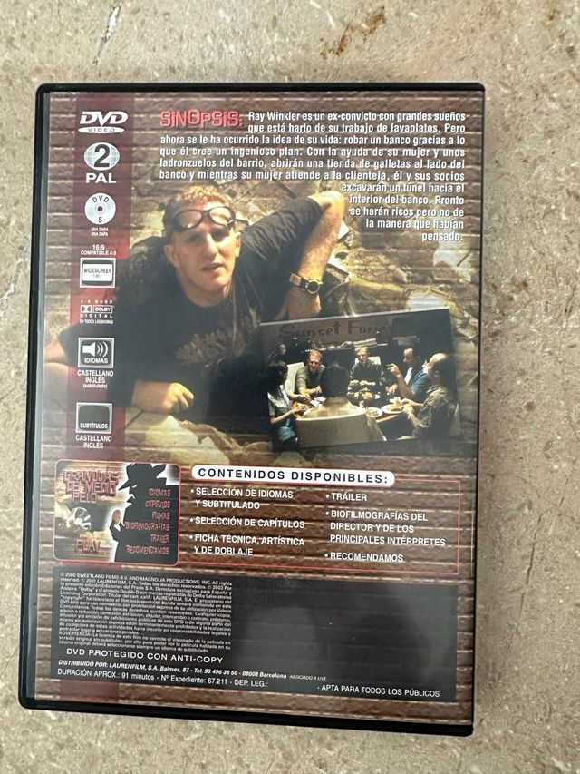 DVD Granujas de Medio Pelo Comedia Woody Allen