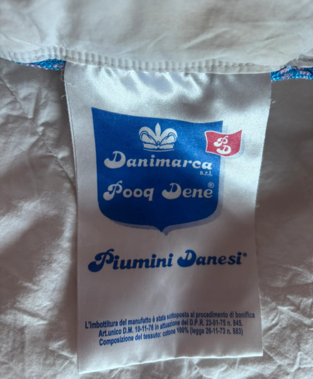 Piumino Danese per culla