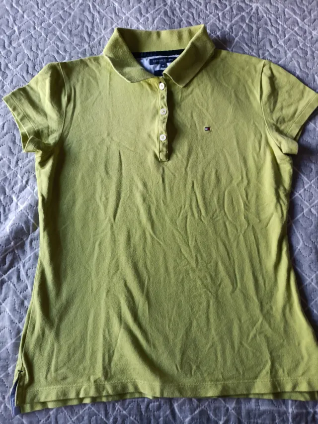 Polo de chica Tommy Hilfiger Slim Fit Talla M Verd