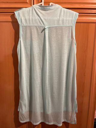 Camisa algodón sin mangas