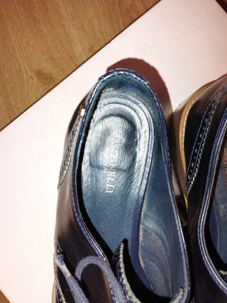 Zapatos piel Martinelli Azul