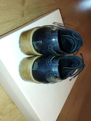 Zapatos piel Martinelli Azul