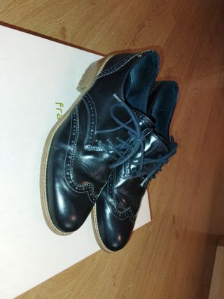 Zapatos piel Martinelli Azul