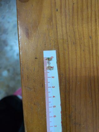 Pendientes Oro con Esmeralda y brillante