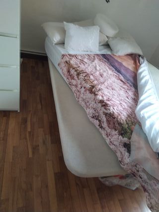 Somier tapizado 1,5 + Colchón