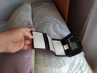 Cartera monedero negro