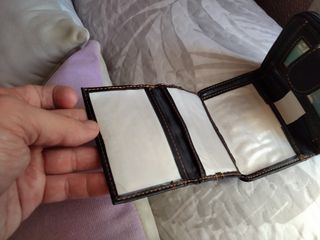 Cartera monedero negro