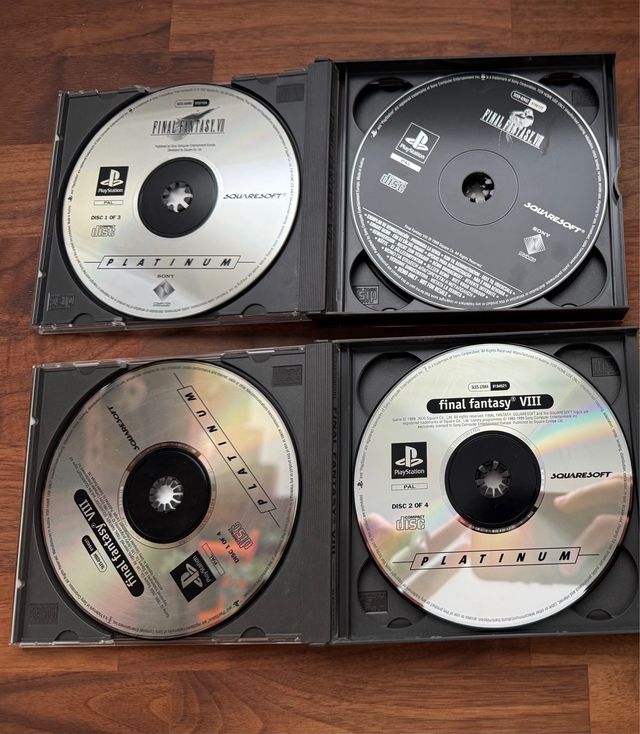 Final Fantasy VII y VIII Pal Esp