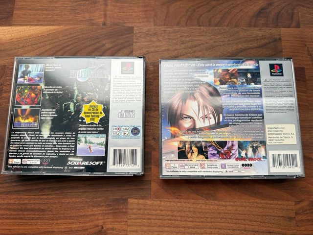 Final Fantasy VII y VIII Pal Esp