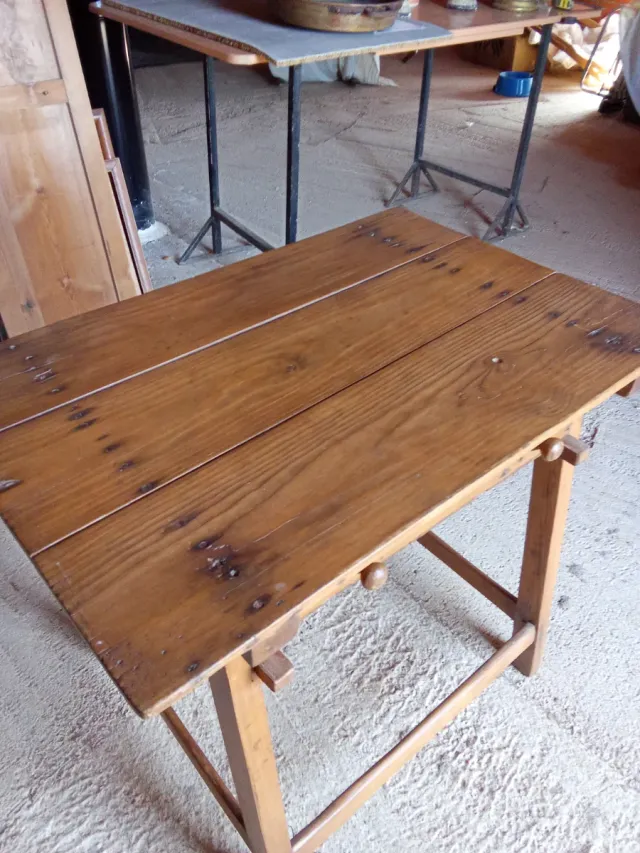 Mesa Tocinera Madera Restaurada