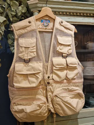 Chaleco Pesca Aventura Coronel Tapioca Beige