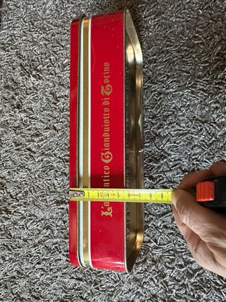 Scatola biscotti vintage Caffarel Gianduia